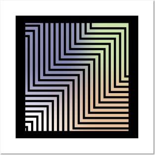 Bold geometric pattern Posters and Art